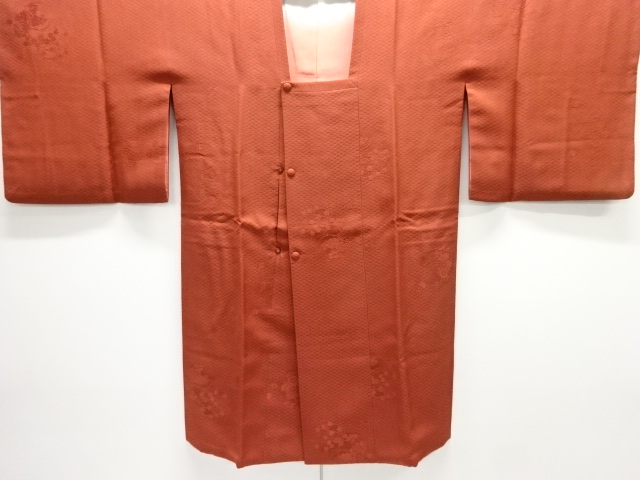 JAPANESE MICHIYUKI COAT / WOVEN FLOWER ROUNDEL / BY TOKYO MASUIWAYA